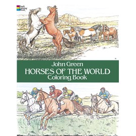 Horses of the World Coloring Book (Dover Nature Coloring Book)