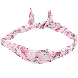 Zac's Alter Ego Floral Print Vintage Look Wire Headband