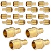 HeSun 20-Pack PEX Fittings, 3/4" PEX x 3/4" Male NPT,