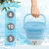 Washing Machine Portable, Mini Foldable Washer and Spin Dryer Small