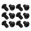 MroMax M6 x 10mm Machine Screws Hex Socket Round Head