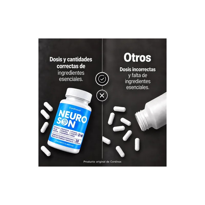 Neuroson Frasco Cápsulas Colageno Hidrolizado Vit Zinc