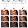 Portable Video Conference Fill Light 2500K-6500K Brightness Adjustable Clip On