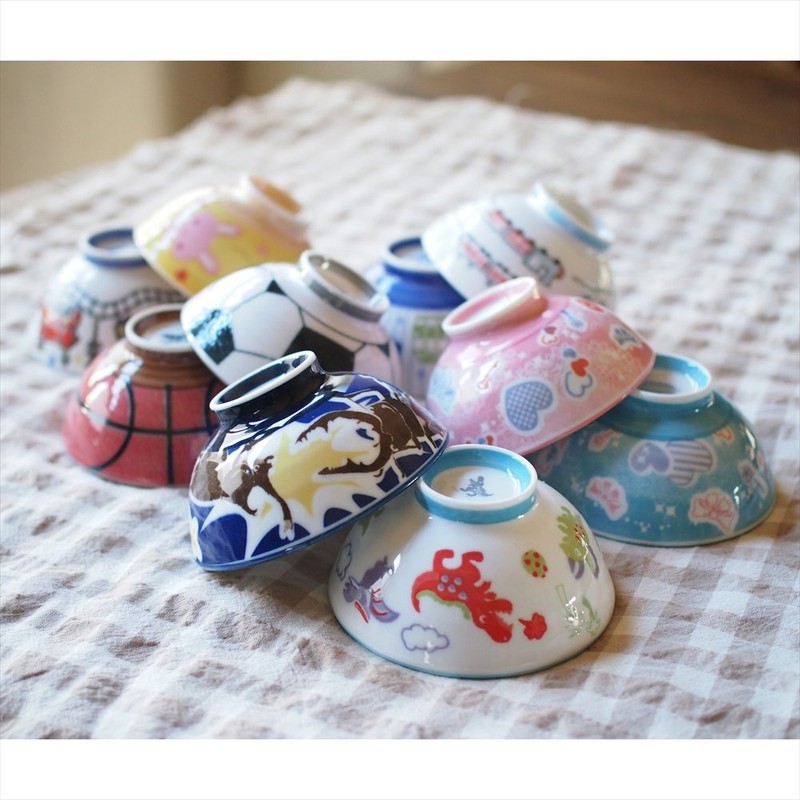 Minoru Pottery Kids Bowl, Train