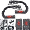 1Pair Universal Motorcycle Handlebar 19" Long Tassel Fringe Grip Cover