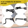 14-Piece 105° Angle Screwdriver Attachment Set, Angle Attachment Set Bit