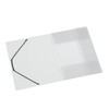 Viquel A4 Propyglass Folder with 3 Flaps transparent