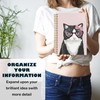 BearCake Black Cat Notebook,Cat Gifts for Women Cat Lovers,A black