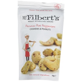 Mr. Filbert's Peruvian Pink Peppercorn Cashews and Peanuts, 110 g