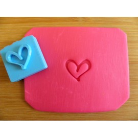 Hollow Heart stamp for many uses such as soap making