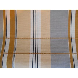 MUSTARD  GREY GOLD BLACK  CREAM CHECK PLAID COTTON UPHOLSTERY FABRIC