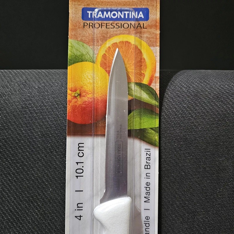 Tramontina Professional 4" Paring Knife~ Slip-Resistant Handle ~Made in Brazil