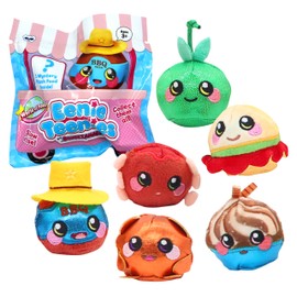 Joytoy Squeezamals Eenie Teenies Food Mini Plush Toy in Blind Pack 10 x 3.5 x 10 cm