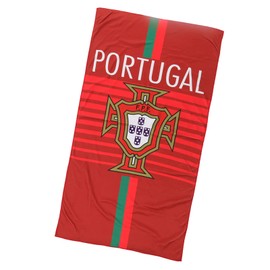 SPYMINNPOO World Cup Bath Towel, 2022 Beach Towel National Team Badge, Country Flag Towel 140 x 72 cm for Gifts Fans (Portugal)