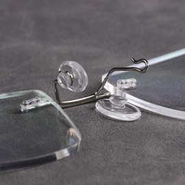 5 Pairs Eyeglasses Nose Pads,Push-in Glasses Nosepads,13mm Soft Silicone Nose Pieces/Nose Guards Replacement for Frame/Air Frames/Rimless Eyewear Frame