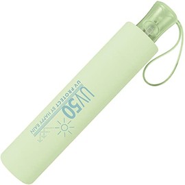 Happy Rain Folding Umbrella with Automatic UV50 UV Protect, kiwi