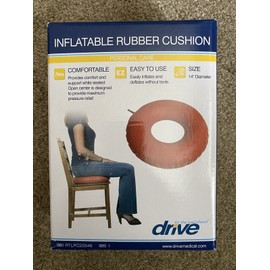 Drive Medical INFLATABLE RUBBER CUSHION 14" DIAMETER RED DRIVE MEDICAL BRAND NEW
