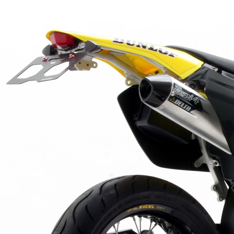 ディーアールシー(DRC) DR-Z400S/SM モトレッド エッジアルミホルダーキット 専用設計 フェンダーレス 軽量化 ナンバー灯付き 8mm穴ウィンカーステー付属 スモークレンズ