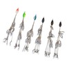 6 Pcs Umbrella Rigs with Sequin Fishing Rigs Lure 5