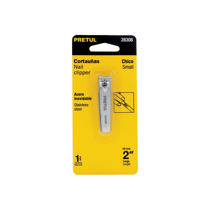 Pretul UNA-520P, Corta uñas 2" acero inoxidable acabado pulido