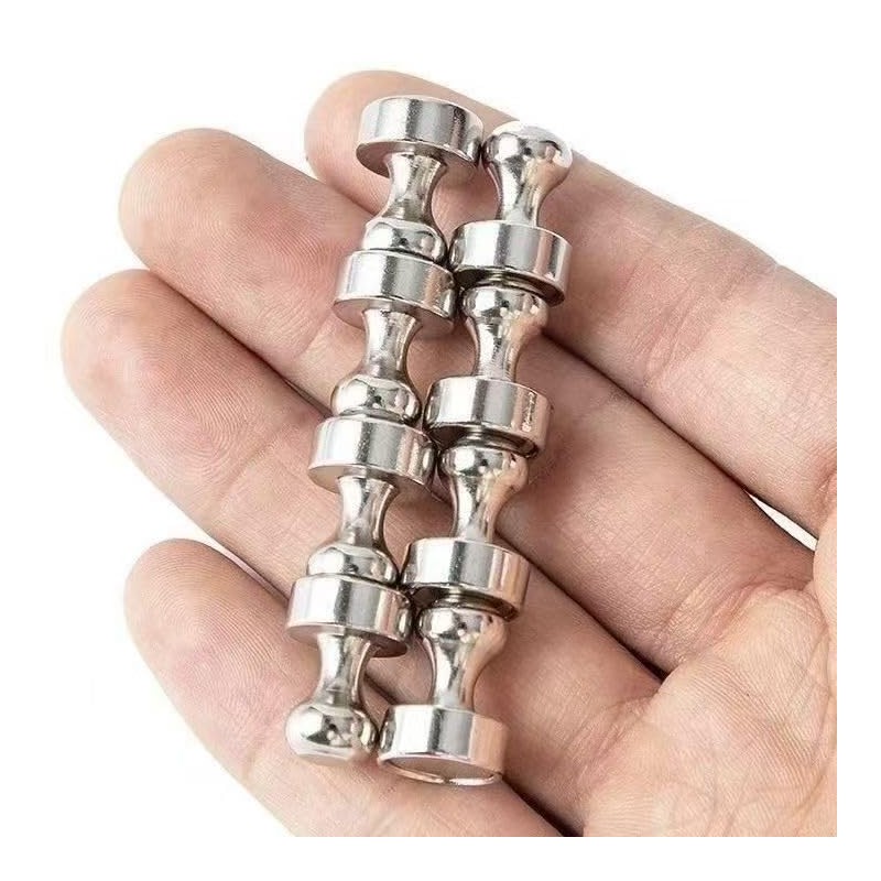 16pcs Strong Magnetic Pins with Storage Box, Non-Marking for Drawing