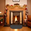 KUWUNG Spark Protection Plate for Fireplace, 80 x 50 cm,