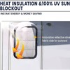 RV Door Window Shade Cover Foldable Privacy Blackout Shade for