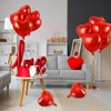 Heart Foil Balloons, Pack of 24, Heart Balloons Wedding, Heart