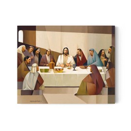 The Last Supper - Jorge Cocco | Jesus Painting | Last Supper Painting | Religious Wall Decor | Jesus Art | Jorge Cocco Art | Sunday School Supplies | Missionary Gifts (UNFRAMED) (8x10 Print)