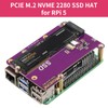 PCIe M.2 Hat for Raspberry Pi 5 NVMe SSD PIP