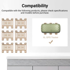 OatXtorpor Rubber Attachment Clips for Trac - tive GPS Dog XL Tracker Pet Location Trackers for Dogs Replacement Holder Collar Clip