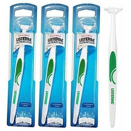 Listerine UltraClean Access Flosser (with 3 Refill Heads) (Pack of 3)