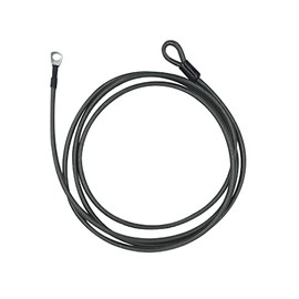Hyperax Steel Locking Cable (S), Security Cable with Alloy Casting Looped end for Hitch Bikes Racks