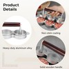 Varku Slider Burger Press Patty Maker with 3 Slots, Red
