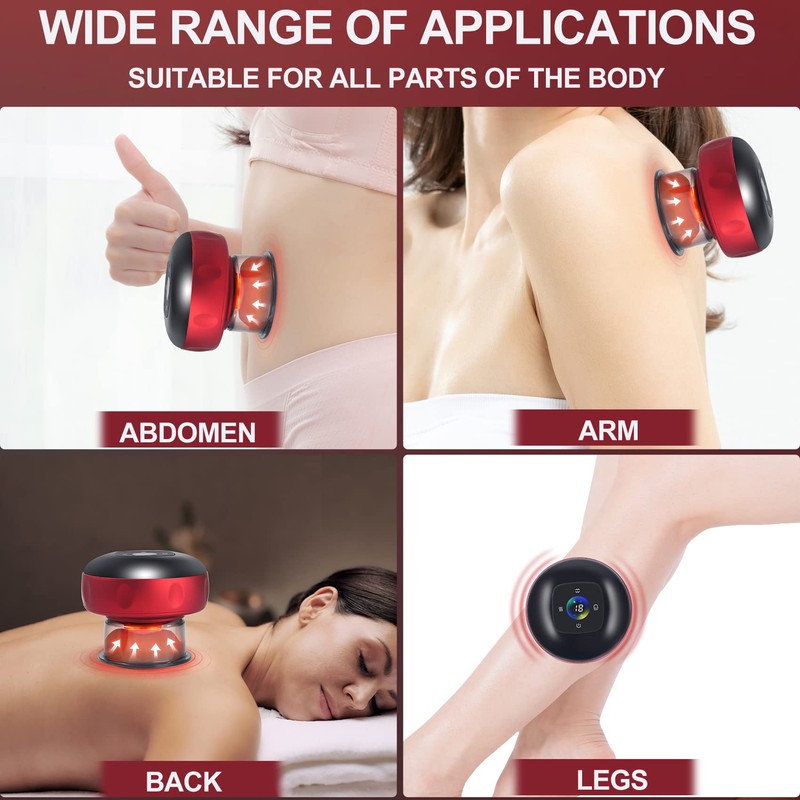 2 PCS Electric Cupping Therapy Set, 4 in 1 Electric