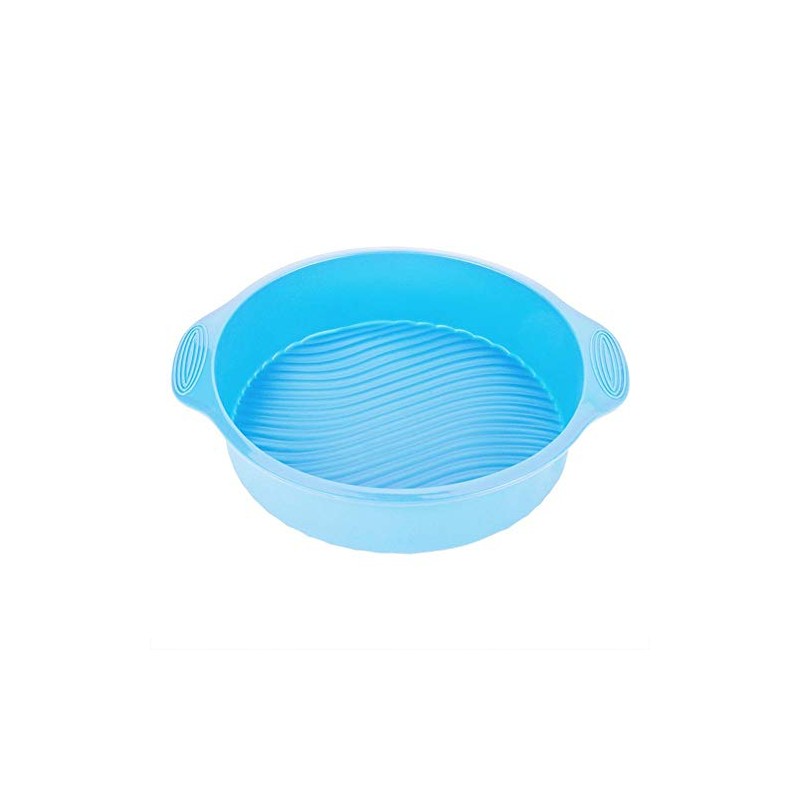 Forma Redonda de Silicón de Molde de Torta 9 Pulgadas