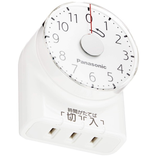 Panasonic Dial Timer, 11-hour Type, Direct Outlet Connection, White
