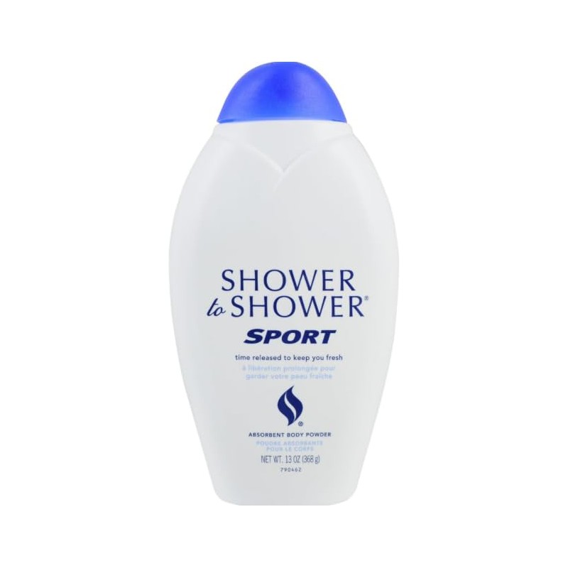Shower To Shower Powder 13 Ounce Sport (2 Pack)