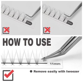 Premade Fans Eyelash Extensions 320 Fans 3D/4D/5D/6D C Curl 0.07mm Thickness Soft Handmade Volume Natural Lash Extension Eyelash Fan(4D-0.07-C-13mm)