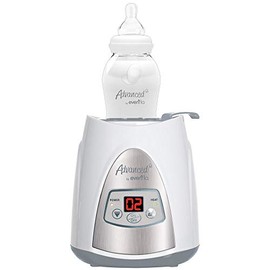 Evenflo Advanced Calentador de Biberones Digital, Sistema de Apagado Automático, Pantalla Digital con Temperatura Ajustable, Compatible con Biberones de Cuello Ancho y Estándar, Libre de BPA