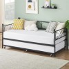 GAOMON Twin Daybed with Trundle Metal Twin Trundle Bed Frame