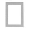 12x16 Mat for 11x14 Photo - Precut Mid Grey Picture