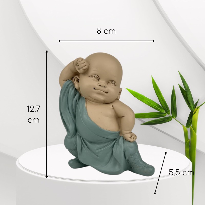 Typical Buddha Statue - GongFu 2 - Baby Buddha Symbolically