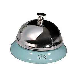 Capventure Desk Bell BL, Metal, Blue, 9 x 9 x 7 cm