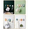 JruiZhp Cute Coat Hooks Mixed Color Self Adhesive Owl Hook,