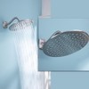 SWHYGER 8 Inch Angled Shower Arm Extension with Flange, Brushed