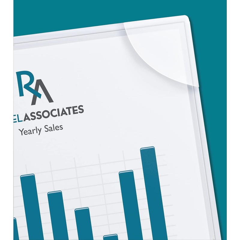 Avery 72269 Plastic Binder Sleeve, Corner Lock, 4/Pk, 20 Pg