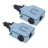 2Pcs Momentary Limit Switch Roller Plunger Micro Limit Travel Switch