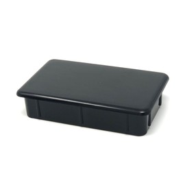 Light Cap End Cap for Iron Square Pipe 0.09 x 3.0 x 1.8 inches (2.3 x 75 x 45 mm) Rectangular (75 x 45 - 2 Pieces)