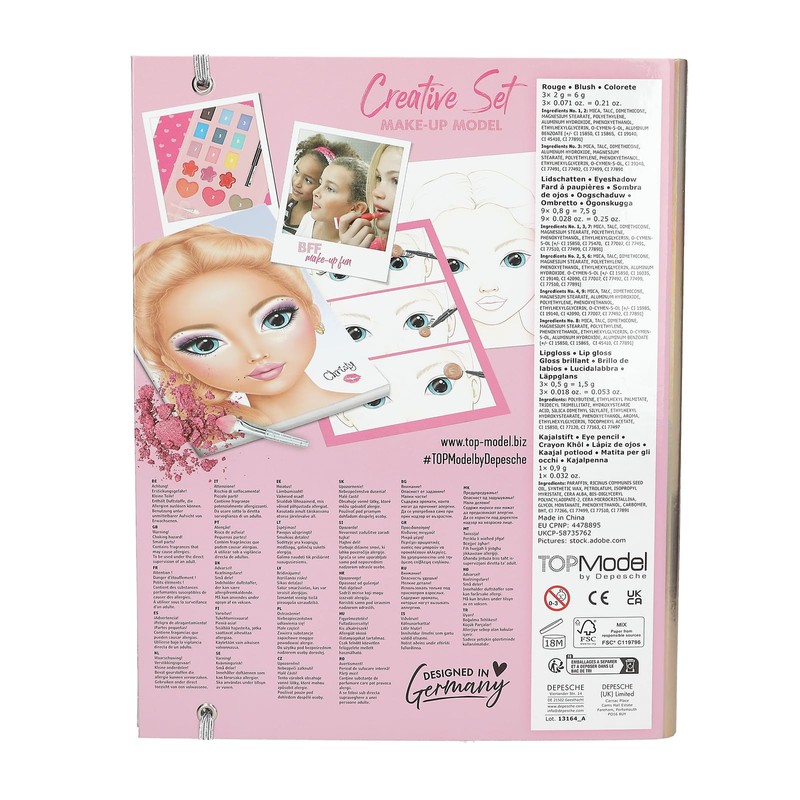 Depesche 13164 TOPModel - Cartella Creativa per Il Make-up, con